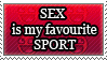 sex is my favorite sport